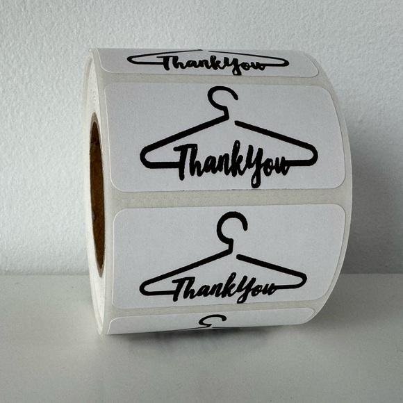 Set of 100 - Thank you / Seal Adhesive Packaging Label Stickers 2in - Picture 6 of 8